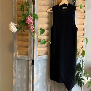 Ebby Andi  knit asymmetrical sleeveless sweater